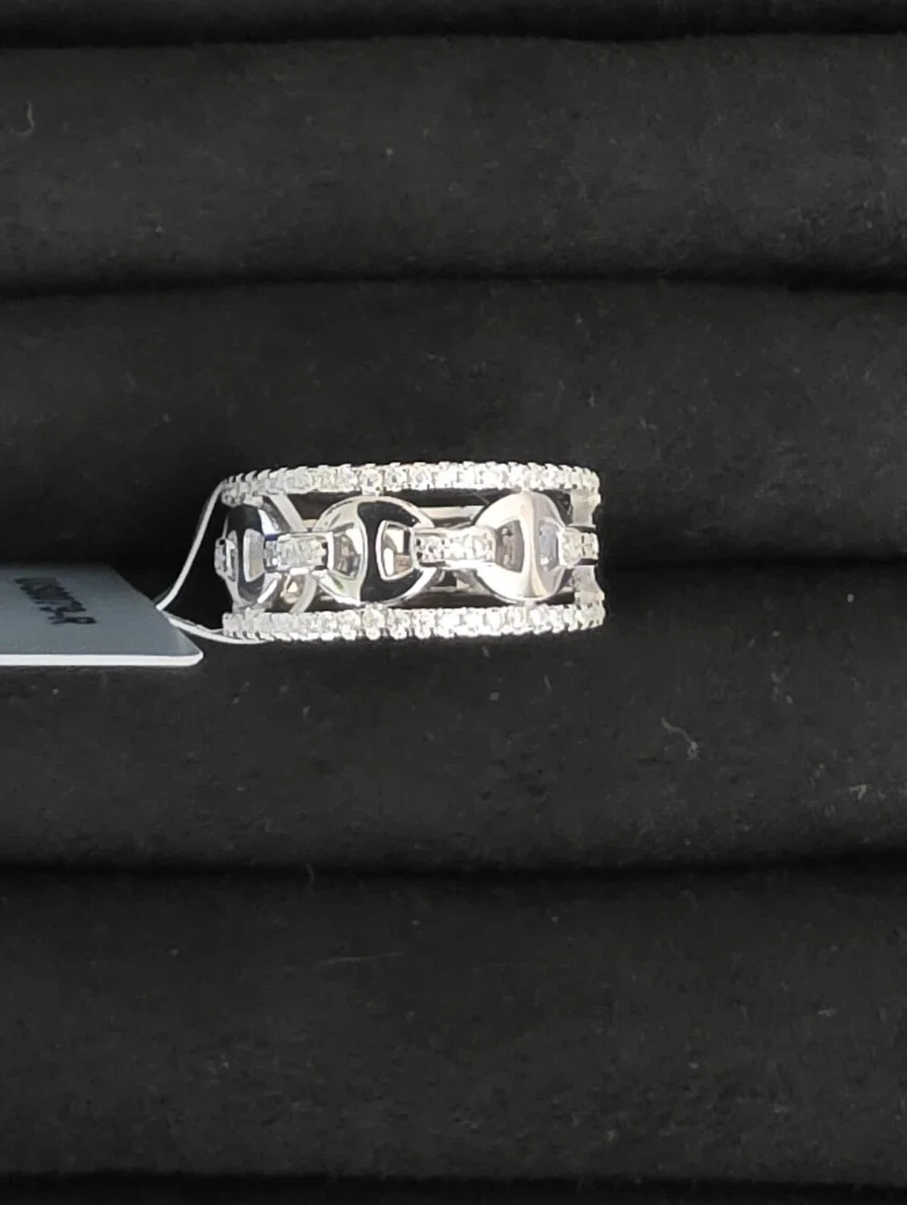 Link Band Ring - Size 5 925 Sterling Silver